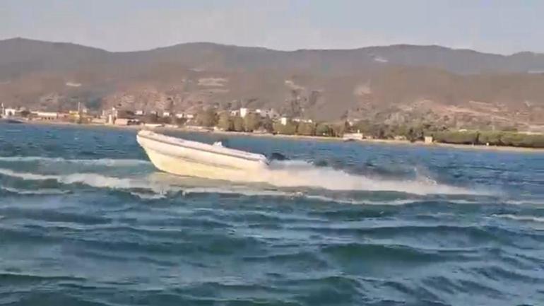 İznik Gölünde bottan düşen 3 kişiyi vatandaşlar kurtardı: Olay anı kamerada