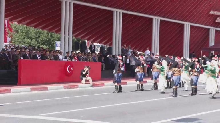Vatan Caddesinde 30 Ağustos Zafer Bayramı töreni
