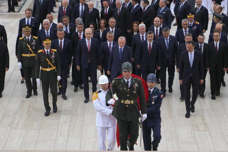 Anıtkabirde 30 Ağustos Zafer Bayramı töreni