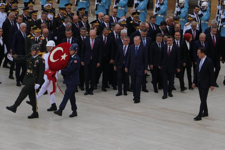 Anıtkabirde 30 Ağustos Zafer Bayramı töreni