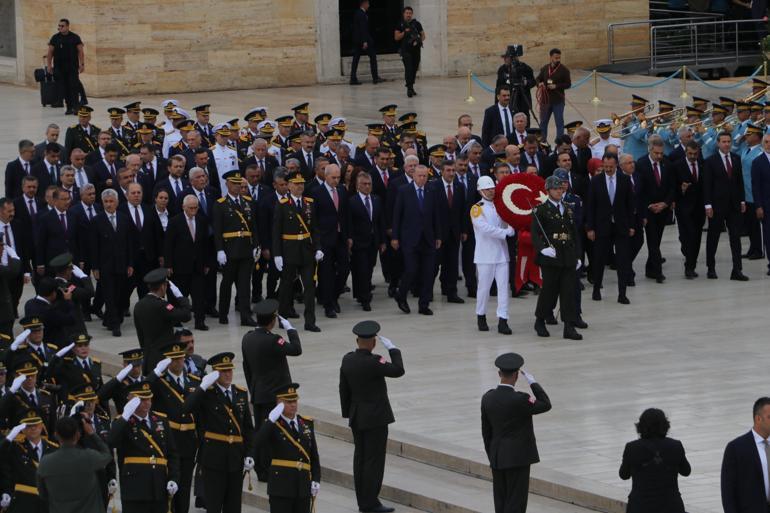 Anıtkabirde 30 Ağustos Zafer Bayramı töreni