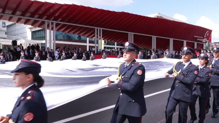 Vatan Caddesinde 30 Ağustos Zafer Bayramı töreni