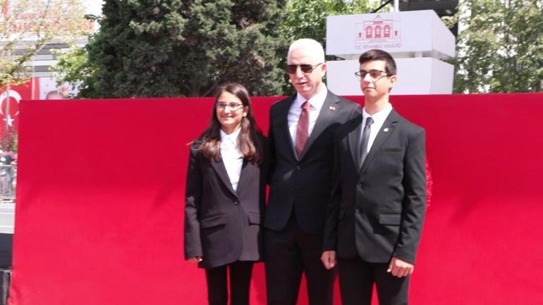 Vatan Caddesinde 30 Ağustos Zafer Bayramı töreni