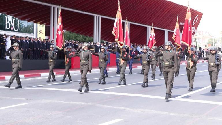 Vatan Caddesinde 30 Ağustos Zafer Bayramı töreni