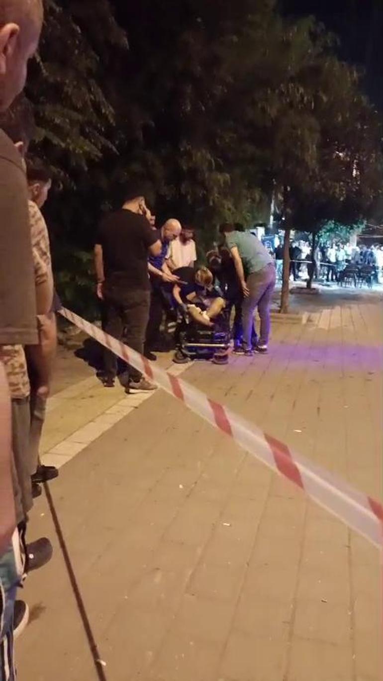 Kaldırımda yürürken silahlı saldırıda yaralandı
