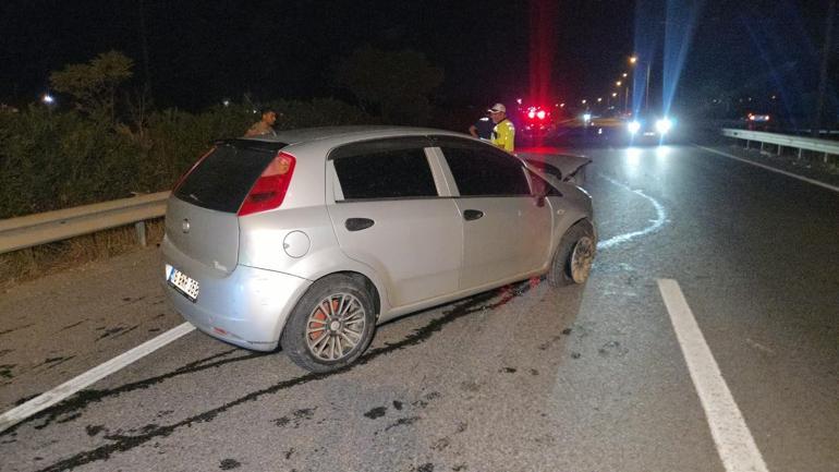 Bursada otomobil bariyerlere çarptı: 1 yaralı