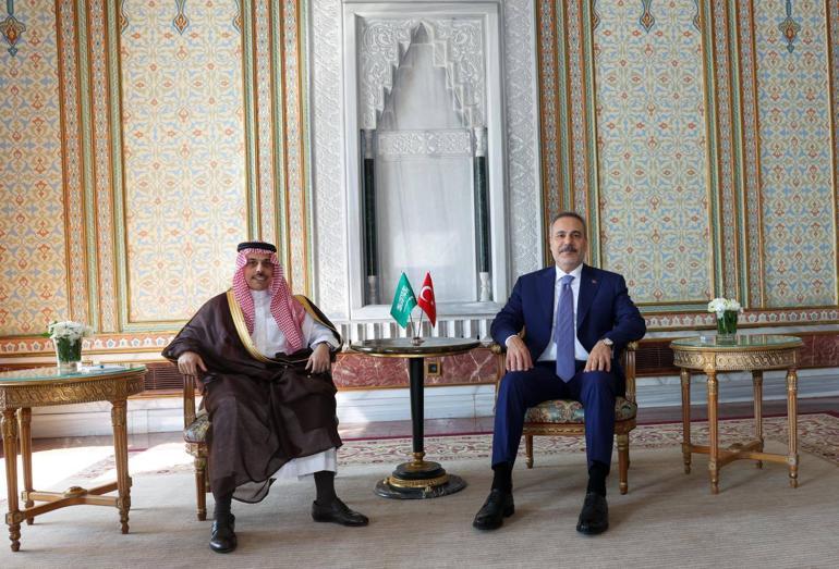 Bakan Fidan, Suudi Arabistan Dışişleri Bakanı Faysal bin Ferhan Al Suud ile görüştü