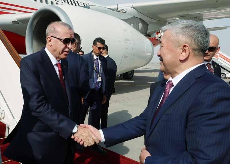 Cumhurbaşkanı Erdoğan, Kırgızistan’da