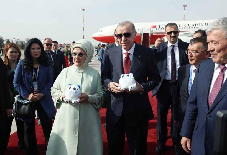 Cumhurbaşkanı Erdoğan, Kırgızistan’da