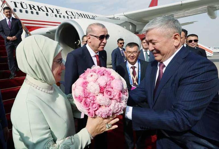 Cumhurbaşkanı Erdoğan, Kırgızistan’da