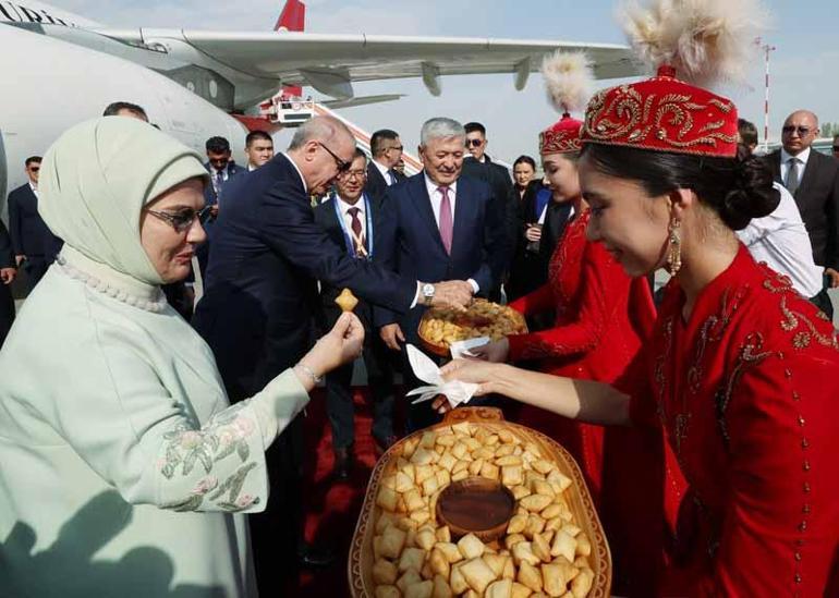 Cumhurbaşkanı Erdoğan, Kırgızistan’da
