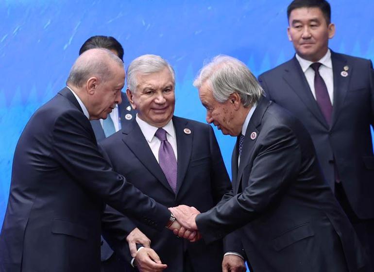 Cumhurbaşkanı Erdoğan, Şanghay İşbirliği Örgütü Zirvesine katıldı