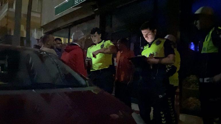 Ehliyetsiz ve alkollü sürücü ile yanındaki arkadaşları, polise zor anlar yaşattı