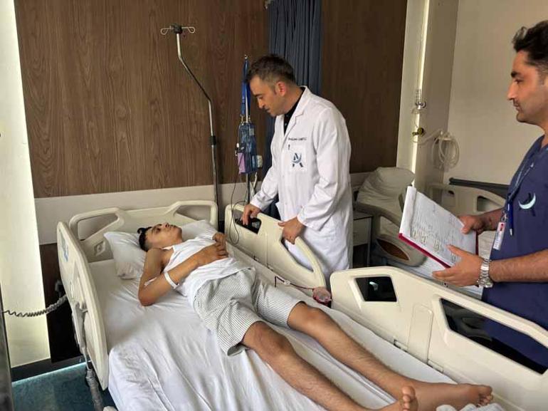 Skolyoz hastası Bünyamin, ameliyatla sağlığına kavuştu