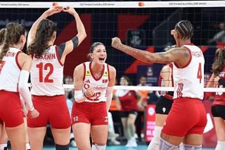 A Milli Kadın Voleybol Takımı, Avrupa Şampiyonasında yarı finale yükseldi