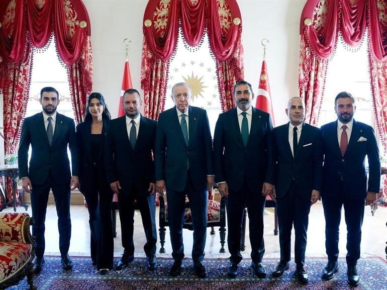 Cumhurbaşkanı Erdoğan, kulüp başkanlarını kabul etti