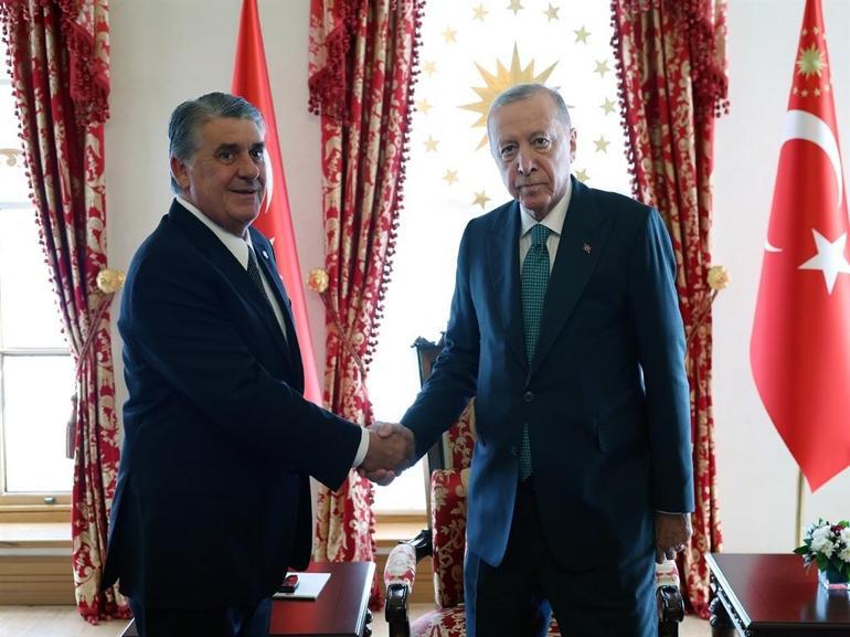 Cumhurbaşkanı Erdoğan, kulüp başkanlarını kabul etti