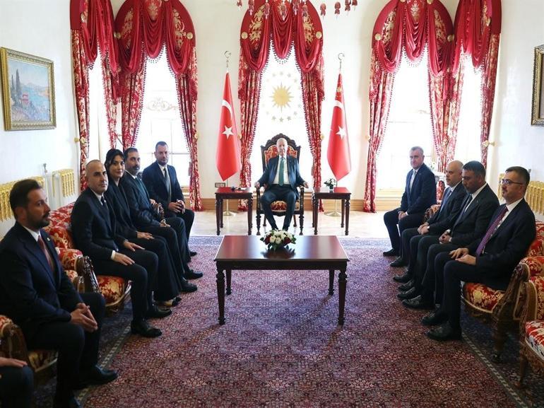 Cumhurbaşkanı Erdoğan, kulüp başkanlarını kabul etti