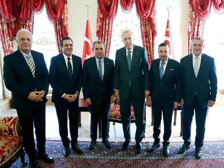 Cumhurbaşkanı Erdoğan, kulüp başkanlarını kabul etti