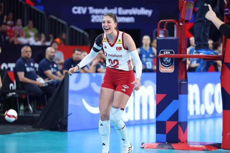 A Milli Kadın Voleybol Takımı, Avrupa Şampiyonasında finale yükseldi