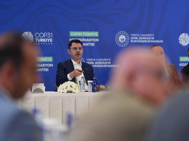 Bakan Kurum, Antalya EXPO Alanındaki COP31 hazırlıklarını inceledi