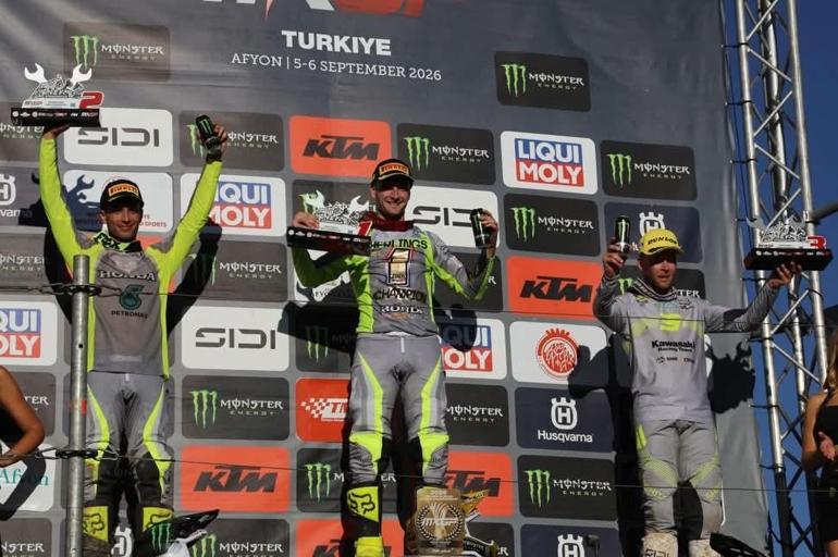 Afyonkarahisar’da piste çıkan Jeffrey Herlings Dünya Motokros Şampiyonu