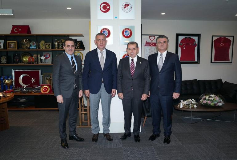 Dursun Özbekten, TFF Başkanı Hacıosmanoğluna ziyaret