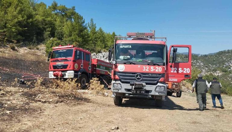 Burdurda orman yangını