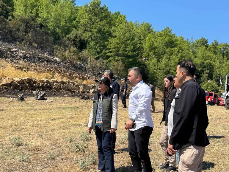 Burdurda orman yangını