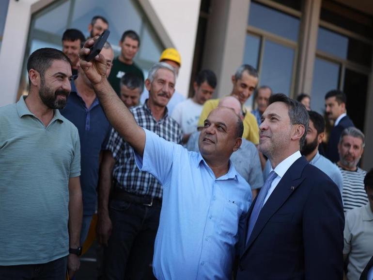 Bakan Bayraktar, Doruk Madencilik işçilerini kabul etti