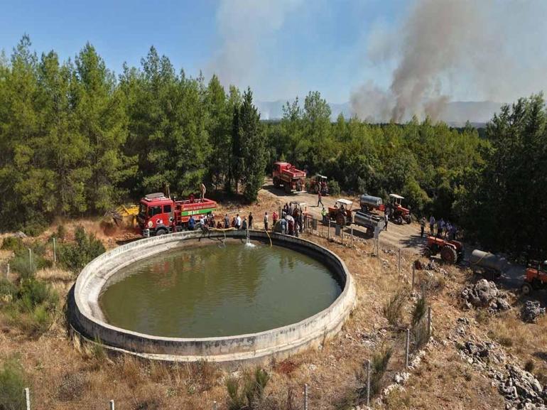 Aksu yangını 2nci gününde; 2 bini aşkın hane elektriksiz kaldı