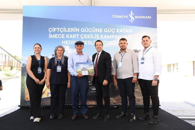 İmece Kart çekilişinde kazanan çiftçilere ödülleri teslim edildi