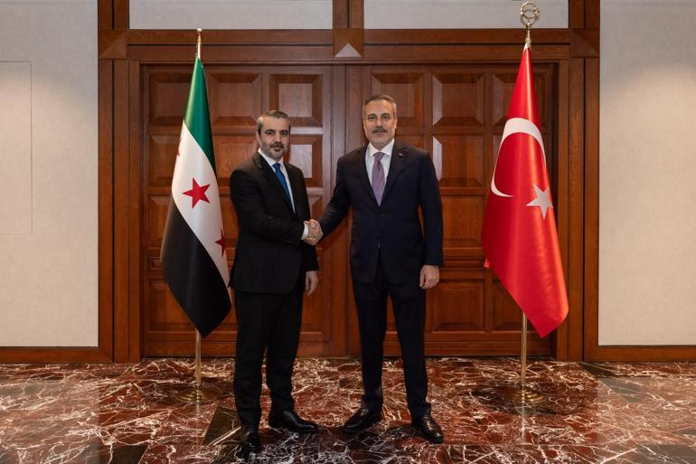 Bakan Fidan, Suriyeli mevkidaşı Şeybaniyi kabul etti