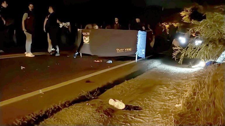Devrilen motosikletten midibüsün altına savrulan sürücü hayatını kaybetti