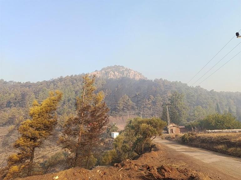 Antalya Kumlucadaki orman yangınının enerjisi düşürüldü