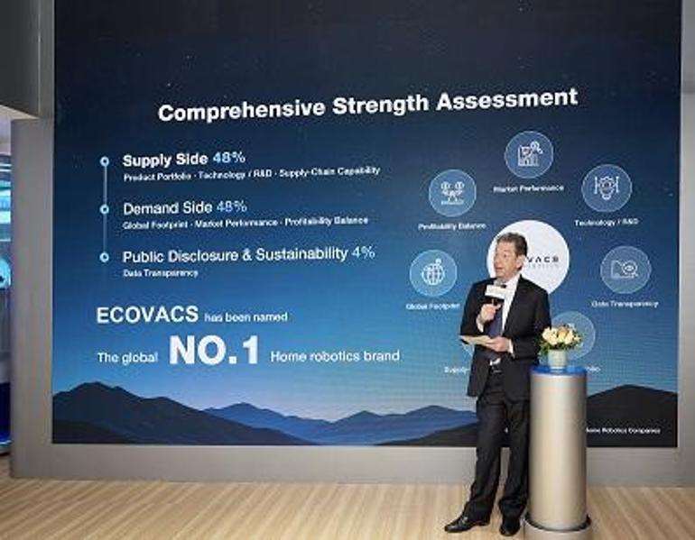ECOVACS, ev robotları alanında ‘1 numaralı marka’ seçildiğini duyurdu