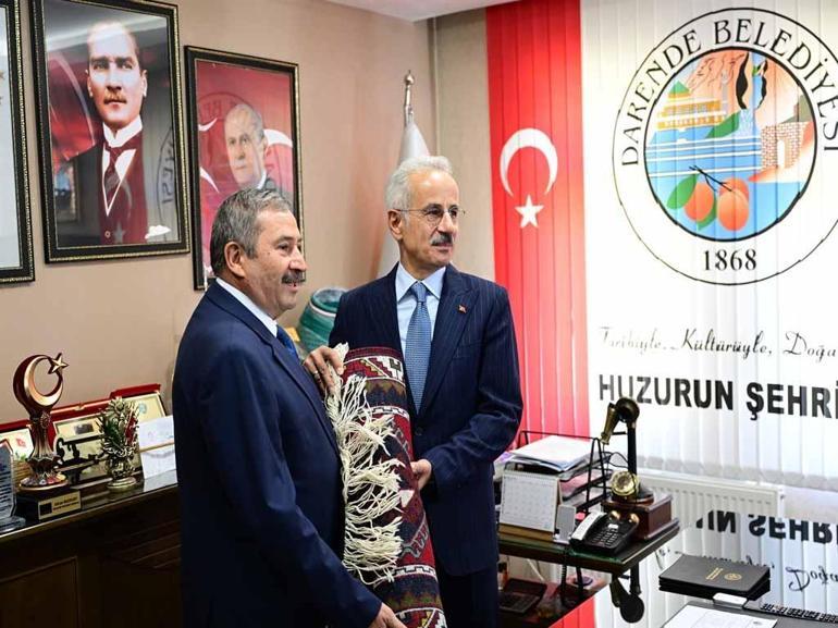 Bakan Uraloğlundan Malatya Darendeye ziyaret