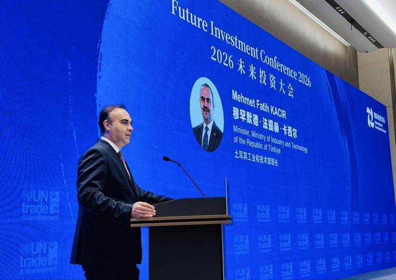 Bakan Kacır, Çinli mevkidaşı Yin Hejun ile bir araya geldi