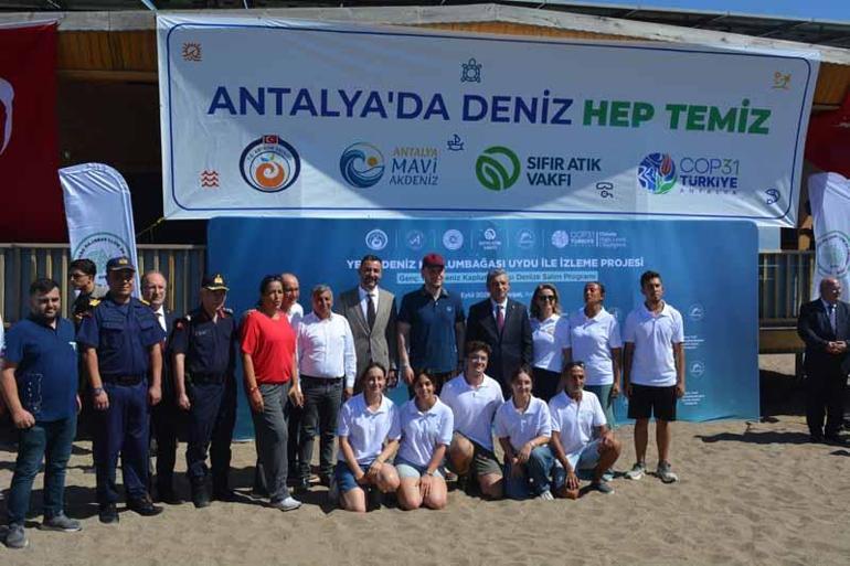 Yeşil deniz kaplumbağası Hanzala, uydu cihazıyla Akdenize gönderildi