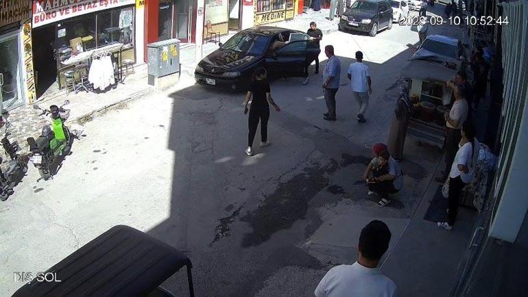 Konyada iş yerinde patlama anı kamerada