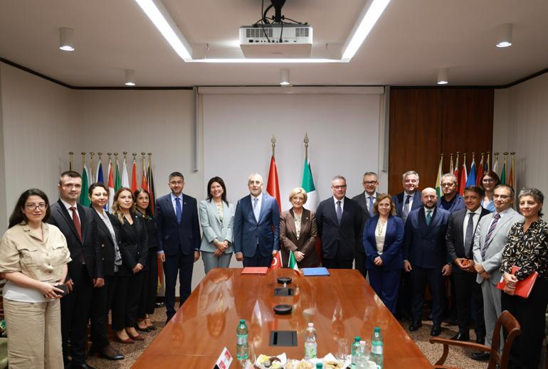 Çalışma ve Sosyal Güvenlik Bakanlığı ile İtalya Çalışma ve Sosyal Politikalar Bakanlığı arasında işbirliği mutabakatı
