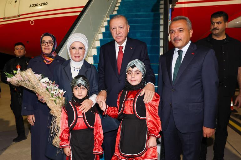 Cumhurbaşkanı Erdoğan, memleketi Rize’de