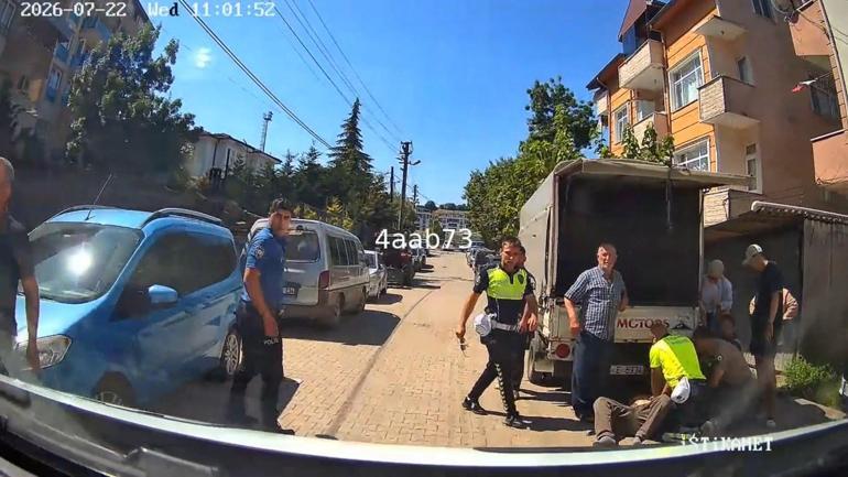 Kalp masajıyla kendisini hayata bağlayan polise teşekkür etti