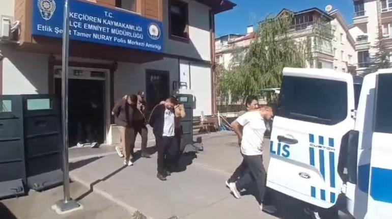 Ankarada 2 ayrı suç örgütüne yönelik operasyon: 8 tutuklama