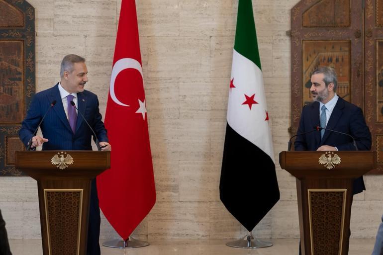 Dışişleri Bakanı Fidan, Suriyeli mevkidaşı Şeybani ile görüştü
