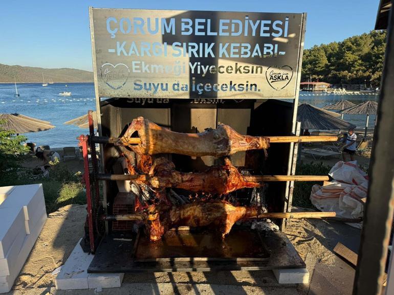 Bodrumda Çorum lezzetleri, En Büyük Sofra Çorum etkinliğiyle tanıtıldı