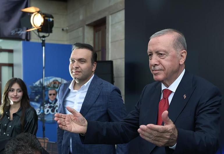Cumhurbaşkanı Erdoğan, Samsunda gençlerle buluştu