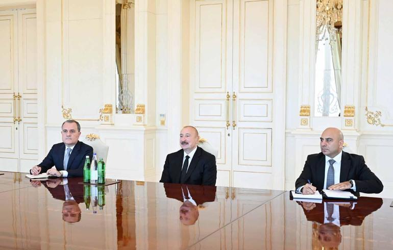 Bakan Fidan, Azerbaycan Cumhurbaşkanı Aliyev tarafından kabul edildi