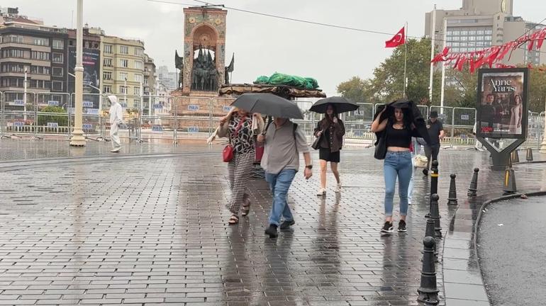 İstanbulda yağış başladı