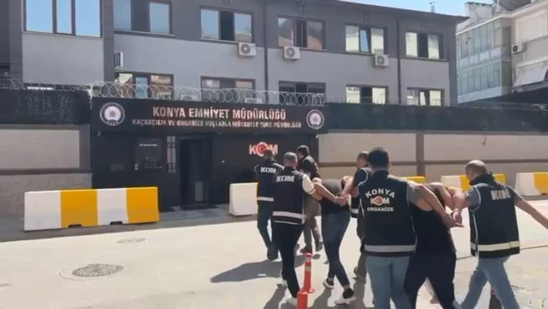 Konyada Kıskaç operasyonu: 20 gözaltı